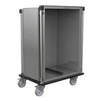 novocal Sterilgut-Transportwagen zur Aufnahme von Innenrahmen CI-STGW-2XIRA64-1,  Maße(BxTxH): 126 x 71 x 147 cm,  CI-STGW-2XIRA64-1
