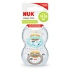 NUK Classic Happy Kids Latex-Schnuller 10173082,  1 Packung = 2 Stück,  Größe: 3 (18-36 Monate),  farbig sortiert