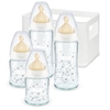 NUK First Choice Plus Starter Set Glas,  4-teilig 10.225.127,  1 Set,  0-6 Monate