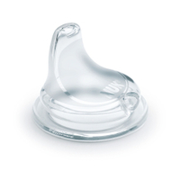 NUK First Choice Soft-Trinktülle aus Silikon 10.256.442,  1 Packung = 2 x Ersatz-Trinktülle,  ab 6 Monate