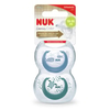 NUK Genius Color Schnuller 10177085,  1 Packung = 2 Stück,  Größe 3 (18-36 Monate),  farbig sortiert