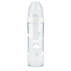 NUK New Classic Glas-Babyflasche mit Trinksauger 10.212.021,  Fassungsvermögen: 240 ml
