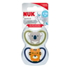 NUK Space Schnuller 10.176.211,  1 Packung = 2 Stück,  Größe: 6-18 m,  farbig sortiert