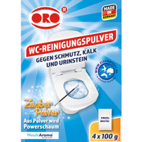 ORO WC-Reiniger 01044,  1 Packung = 4 Beutel à 100 gr