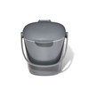 OXO Komposteimer mit Klappdeckel,  grau 13295900,  1 Eimer,  Fassungsvermögen: 2, 83 Liter