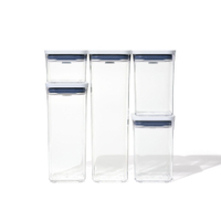 OXO POP-Vorratsdosen Set,  5-teilig 11235900,  1 Set = 5 POP - Behälter