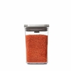 OXO STEEL™ POP-Vorratsbehälter,  quadratisch 3118400,  1 Srück - 1 Liter