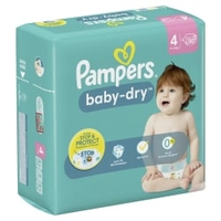 Pampers Baby Dry 4 Maxi Windeln,  9-14kg 8006540715444,  1 Packung = 30 Windeln