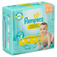 Pampers Premium Protection 3 Midi Windeln,  6-10 kg,  Größe 3 8006540704431,  1 Packung = 29 Windeln