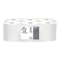 Papernet Centrefeed Handtuchrollen,  1-lagig,  weiß 416611,  1 Packung = 6 Rollen à 274 Meter