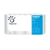 Papernet Toilettenpapier,  2-lagig,  weiß 416619,  1 Packung = 8 Rollen á 250 Blatt