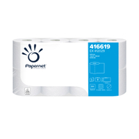 Papernet Toilettenpapier,  2-lagig,  weiß 416619,  1 Paket = 8 Packungen à 8 Rollen = 64 Rollen