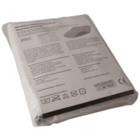 Papstar Bettschutz-Auflage 90261,  1 Packung = 1 Stück,  weiß
