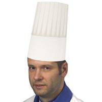 Papstar Burgund Kochmütze,  größenverstellbar 12208,  1 Packung = 25 Kochmützen