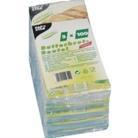Papstar Butterbrotbeutel,  fettdicht 14312,  1 Packung = 500 Stück