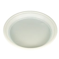 Papstar Economy Menüteller,  ungeteilt 16382,  1 Packung = 100 Stück,  Ø 20, 5 cm