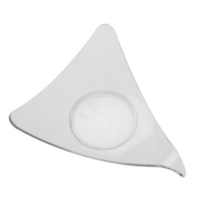 Papstar Fingerfood Dreieck Schale 11272,  1 Packung = 12 Stück
