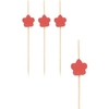 Papstar Flower Fingerfood-Spieße 84667,  1 Packung = 100 Stück,  Länge: 7 cm