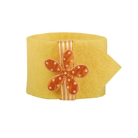 Papstar Flower Serviettenringe 81727,  1 Set = 4 Ringe