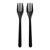 Papstar Gabel,  Bio-PP,  schwarz 96435,  1 Packung = 50 Stück