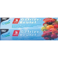 Papstar Gefrierbeutel,  LLDPE 14160,  1 Packung = 90 Beutel à 2 Liter,  Format: 30 cm x 20 cm