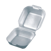 Papstar Hamburger-Boxen,  eckig,  EPS 12141,  Format: 7, 5cm x 12cm x 12cm,  1 Packung= 100 Stück