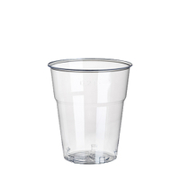 Papstar Hurricane Trinkbecher,  glasklar 87019,  1 Packung = 40 Stück