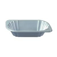 Papstar Imbiss-Schalen,  oval,  mit Anfasser,  PP 12138,  1 Packung = 250 Stück,  Farbe: weiß