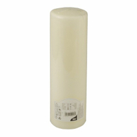 Papstar Ivory Stumpenkerzen 10413,  Ø 80 mm,  Höhe: 290 mm,  Brenndauer: ca. 150 Stunden