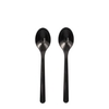 Papstar Kaffeelöffel,  Bio-PP,  schwarz 96438,  1 Packung = 50 Stück