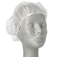 Papstar Kopfhauben,  Ø 52 cm,  weiß 93041,  1 Karton = 10 Packungen à 100 Stück