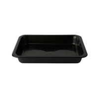 PAPSTAR Mikrowellenschalen Siegelschale,  935 ml,  ungeteilt 88430,  1 Karton = 10 Packungen à 50 Stück,  schwarz