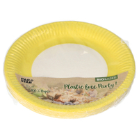 Papstar Pappteller,  23 cm 88570,  1 Karton = 25 Packungen à 20 Stück,  gelb