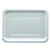 Papstar Pappteller eckig 95333,  1 Packung = 125 Stück