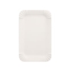 Papstar Pappteller,  eckig,  weiß 90376,  1 Packung = 250 Stück,  Maße 10 x 16 cm