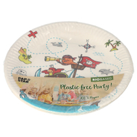 Papstar Pappteller,  Pirate Crew,  23 cm 88581,  1 Packung = 10 Stück
