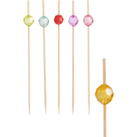 Papstar Pearl Fingerfood-Spieße 84672,  1 Packung = 100 Stück,  Länge: 12 cm