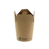 Papstar Pure „100% Fair“ Snackboxen aus Pappe,  eckig 87268,  1 Packung = 25 Stück,  230 ml