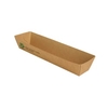 Papstar Pure „100% Fair“ Snacktrays,  Pappe 87245,  1 Packung = 80 Stück,  3, 5 x 18, 5 x 3 cm