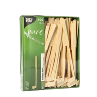 Papstar Pure Bambus Getränke-Quirle,  Golf,  15 cm 88419,  1 Packung = 100 Stück