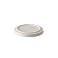 Papstar Pure Deckel für Suppenbecher,  Zuckerrohr 87315,  1 Packung = 50 Stück,  Ø 10 cm