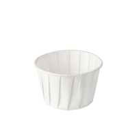 Papstar Pure Dressingbecher Papier,  rund 87546,  1 Packung = 100 Stück,  90 ml