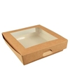 Papstar Pure Feinkostboxen,  Pappe 86575,  1 Packung = 25 Stück,  1500 ml