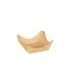 Papstar Pure Fingerfood-Schalen Holz,  eckig 85683,  1 Packung = 50 Stück,  4 x 4 x 1, 5 cm