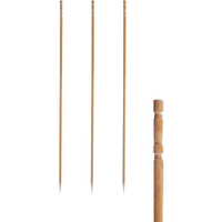 Papstar Pure Fingerfood-Spieße,  gedrechselt 84845,  1 Karton = 12 x 500 Stück,  Länge: 15 cm