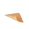 Papstar Pure Fingerfood-Spitztüten, m Holz 85674,  1 Packung = 50 Stück,  Ø 6, 5 cm