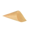 Papstar Pure Fingerfood-Spitztüten, m Holz 85675,  1 Packung = 50 Stück,  Ø 8 cm
