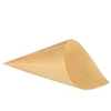 Papstar Pure Fingerfood-Spitztüten, m Holz 85678,  1 Packung = 50 Stück,  Ø 12, 5 cm