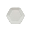 Papstar Pure Fingerfood-Teller,  Zuckerrohr 85212,  1 Packung = 50 Stück,  Hexagon 13 x 11, 2 cm