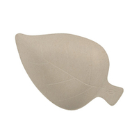 Papstar Pure Fingerfood-Teller Zuckerrohr 87425,  1 Packung = 50 Stück,  Leaf